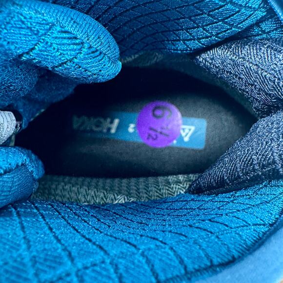 Hoka One One Blue Athletic Shoes - Picture 11 of 12